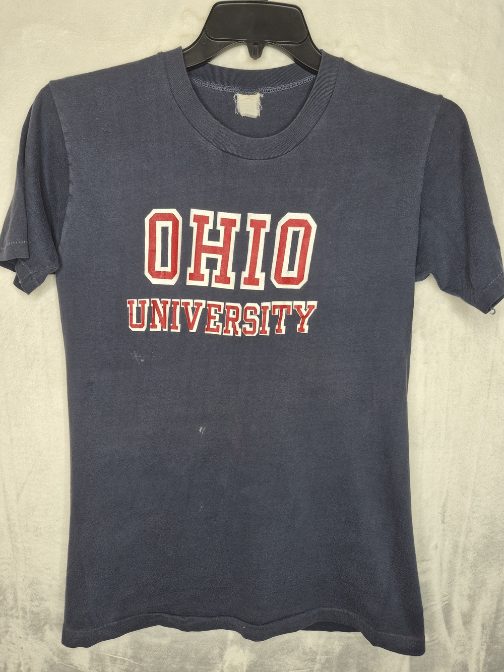 Vintage Velva Sheen Ohio University T Shirt Single Stitch Made in USA Mens Small